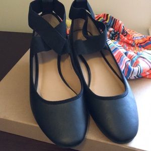 Missimo Supply Black Ballet Flats